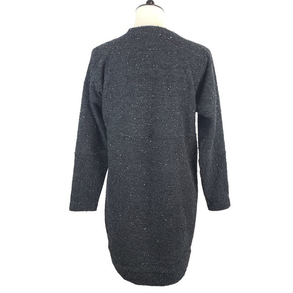 Make it Good Charcoal Grey Pebble Knit Sweater Dress Small - Picture 6 of 8